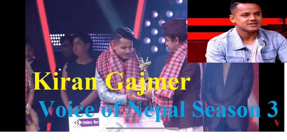 Kiran Gajmer became the winner of Voice of Nepal Season 3